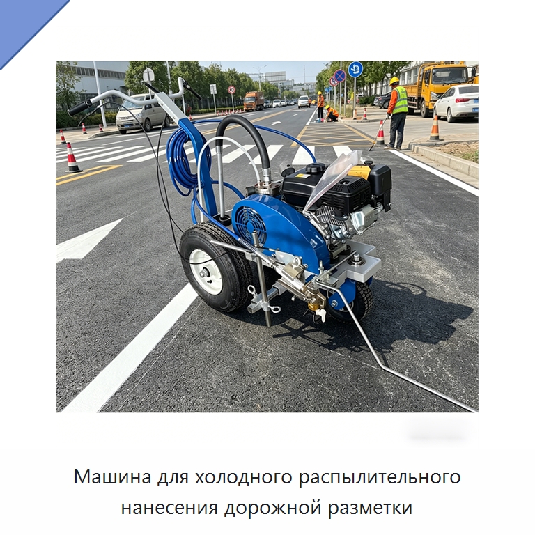 Машина для холодного распылительного нанесения дорожной разметки — Специальные машины и промышленное оборудование