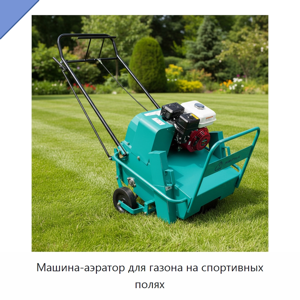 Машина-аэратор для газона на спортивных полях — Специальные сельскохозяйственные машины