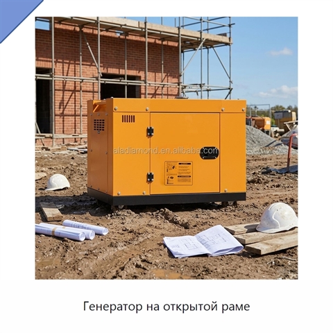 Генератор на открытой раме