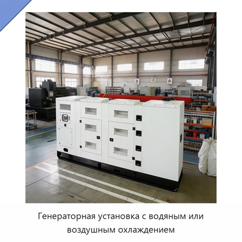 Генераторная установка с водяным или воздушным охлаждением