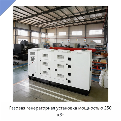 Газовая генераторная установка мощностью 250 кВт