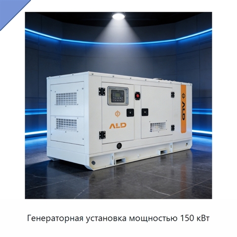 Генераторная установка мощностью 150 кВт