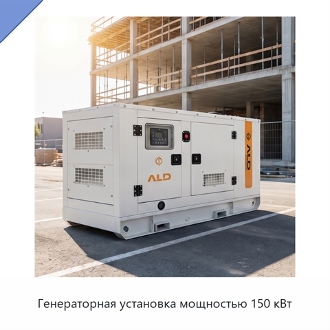 Генераторная установка мощностью 150 кВт