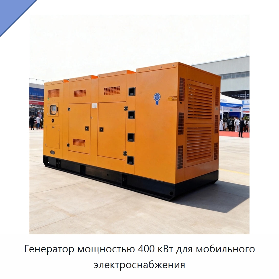 Генератор мощностью 400 кВт для мобильного электроснабжения — Дизельные генераторы