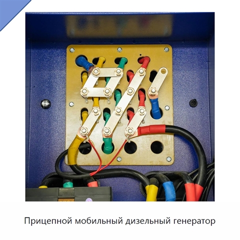 Прицепной мобильный дизельный генератор