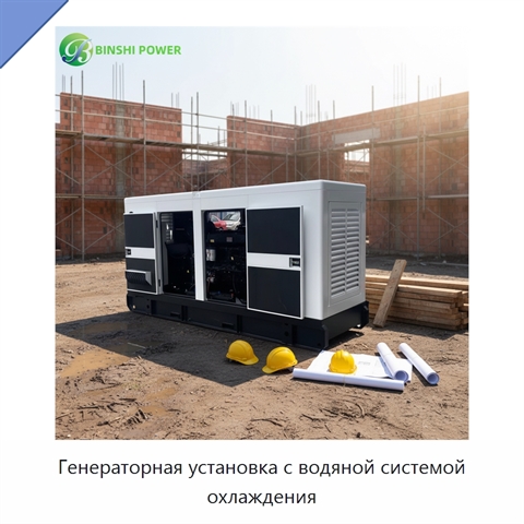 Генераторная установка с водяной системой охлаждения