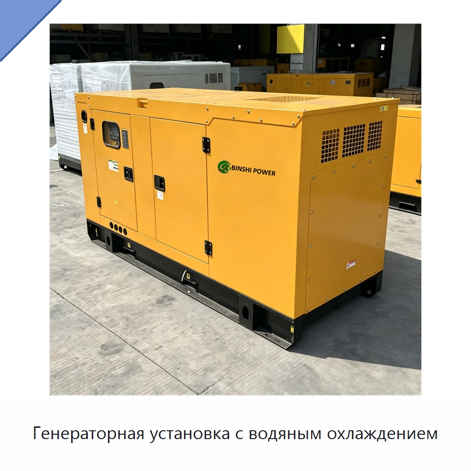 Генераторная установка с водяным охлаждением — Дизельные генераторы
