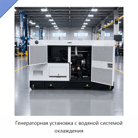 Генераторная установка с водяной системой охлаждения
