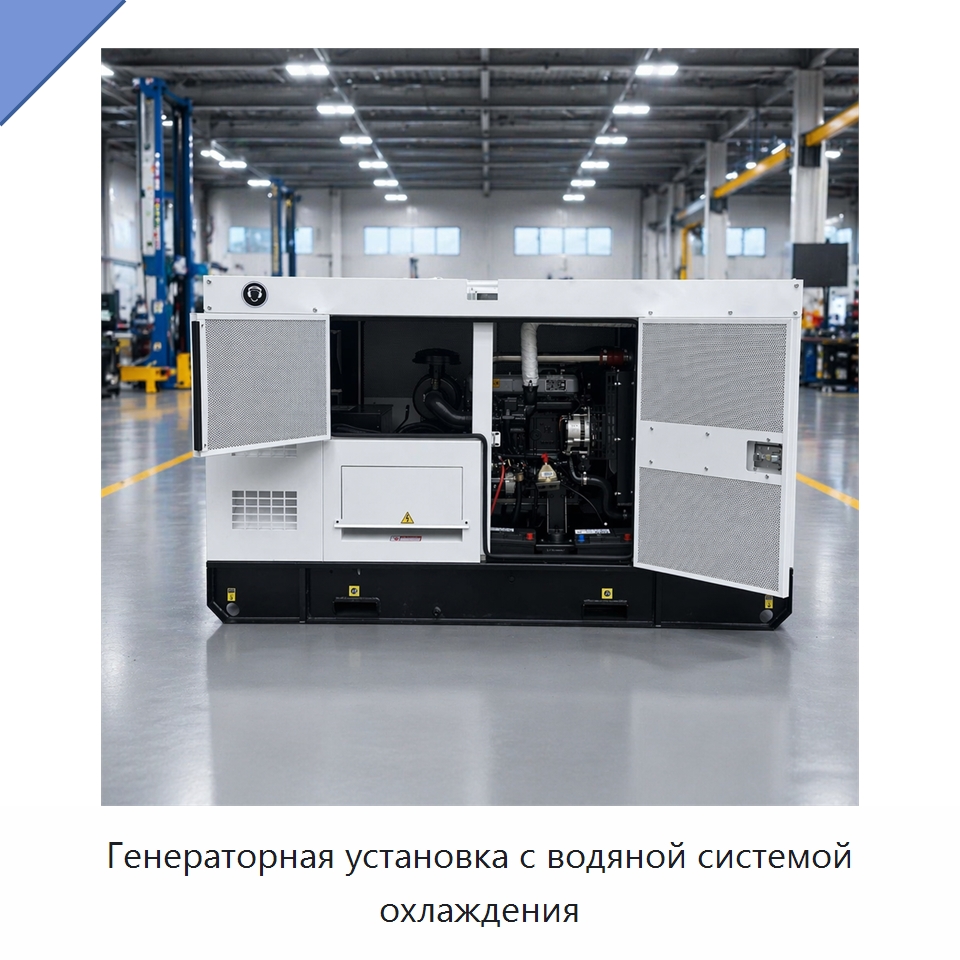 Генераторная установка с водяной системой охлаждения — Дизельные генераторы