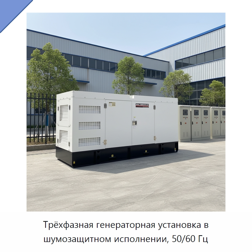 Трёхфазная генераторная установка в шумозащитном исполнении, 50/60 Гц — Дизельные генераторы