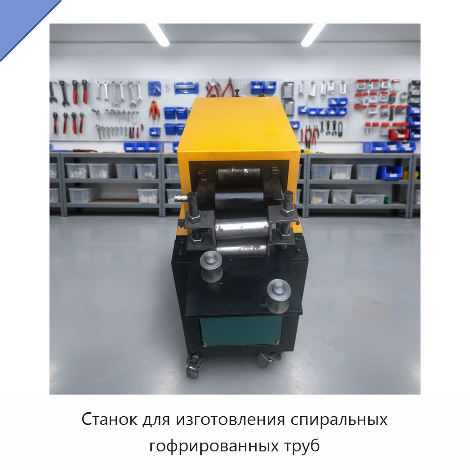 Станок для изготовления спиральных гофрированных труб — Специальные машины и промышленное оборудование