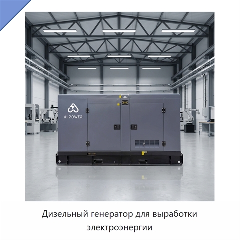 Дизельный генератор для выработки электроэнергии