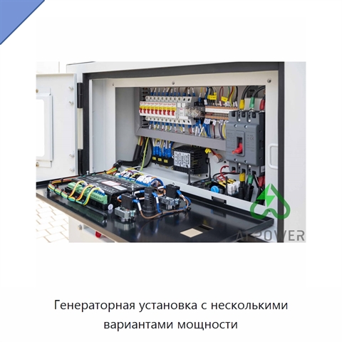 Генераторная установка с несколькими вариантами мощности