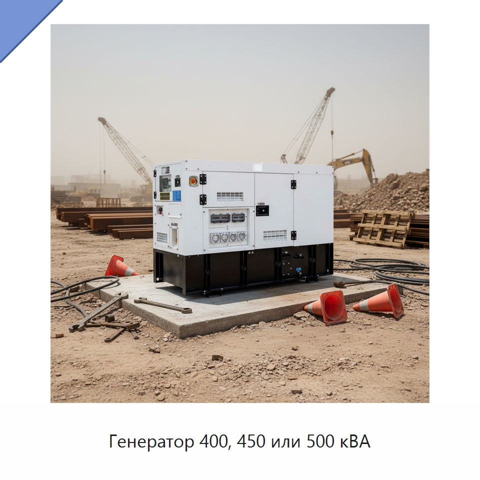 Генератор 400, 450 или 500 кВА — Дизельные генераторы