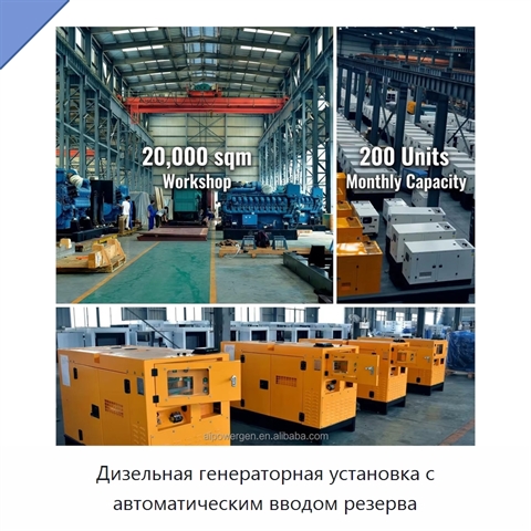 Дизельная генераторная установка с автоматическим вводом резерва