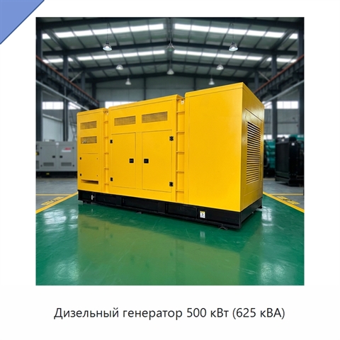 Дизельный генератор 500 кВт (625 кВА)