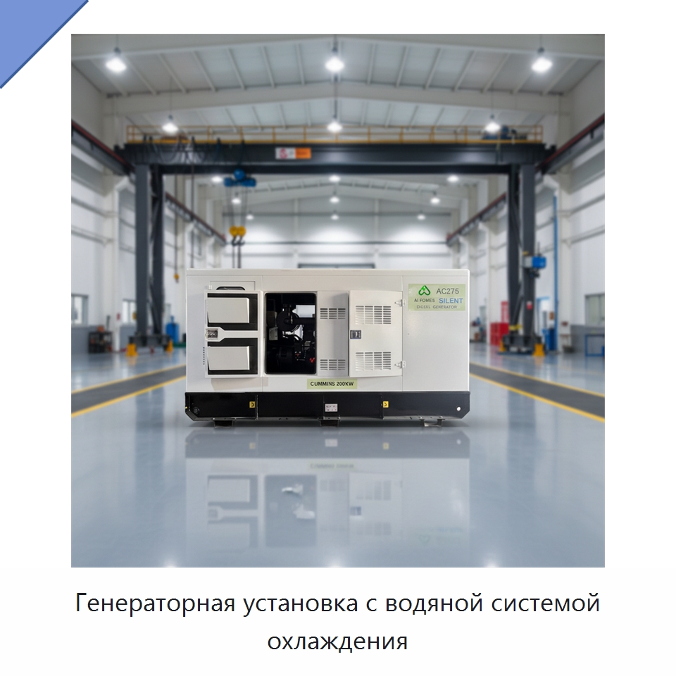 Генераторная установка с водяной системой охлаждения — Дизельные генераторы
