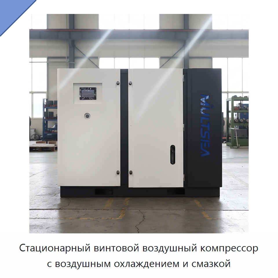 Стационарный винтовой воздушный компрессор с воздушным охлаждением и смазкой — Промышленные компрессоры