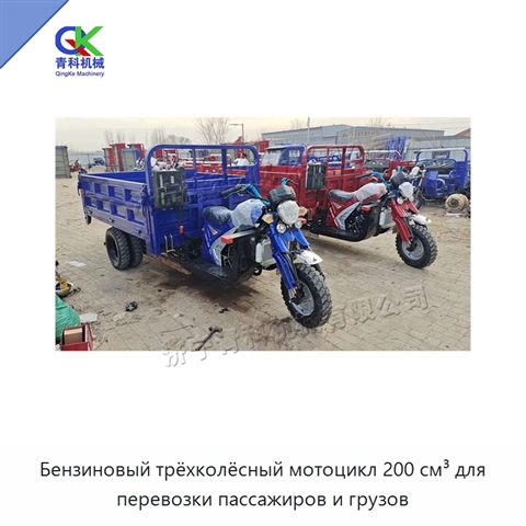 Бензиновый трёхколёсный мотоцикл 200 см³ для перевозки пассажиров и грузов