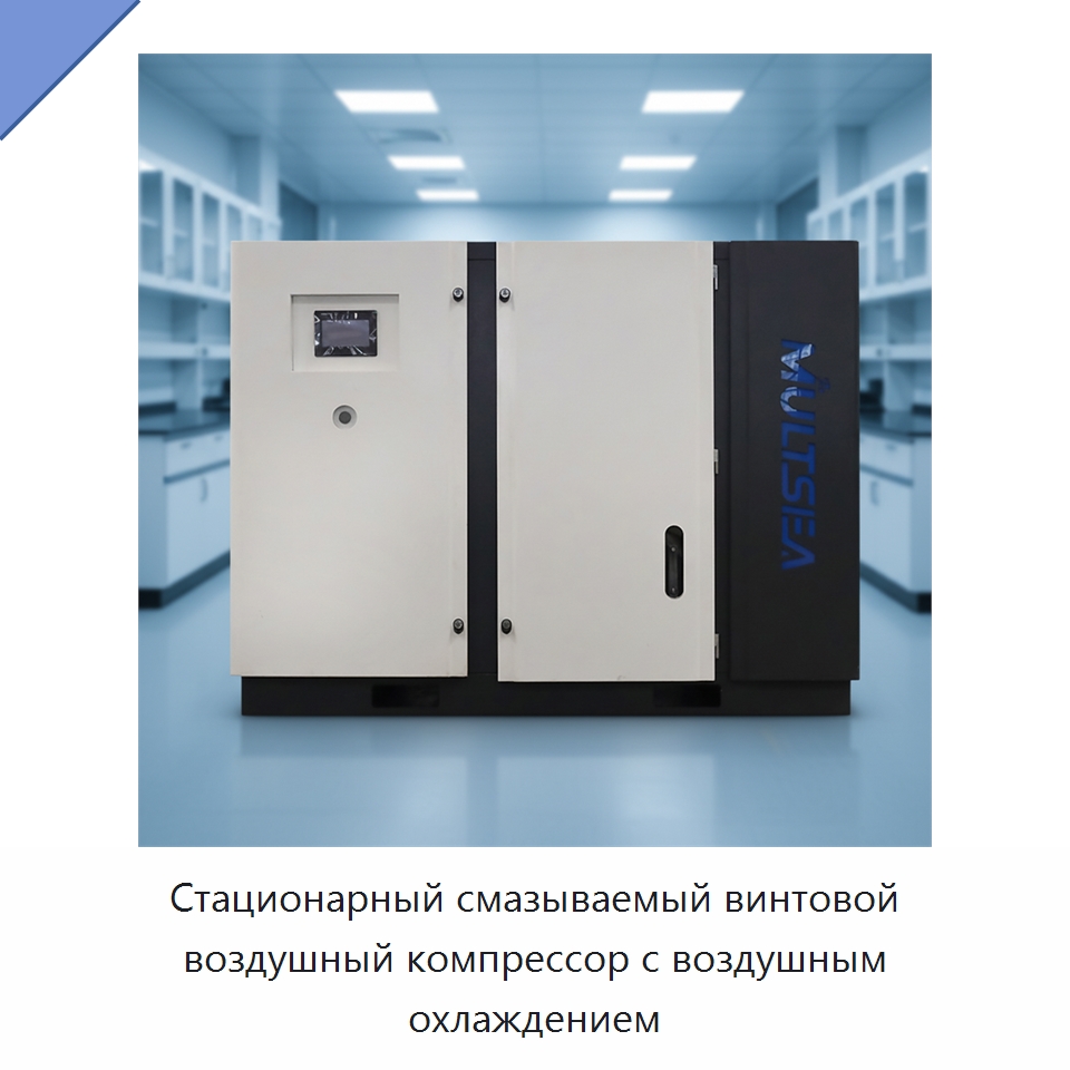 Стационарный смазываемый винтовой воздушный компрессор с воздушным охлаждением — Промышленные компрессоры