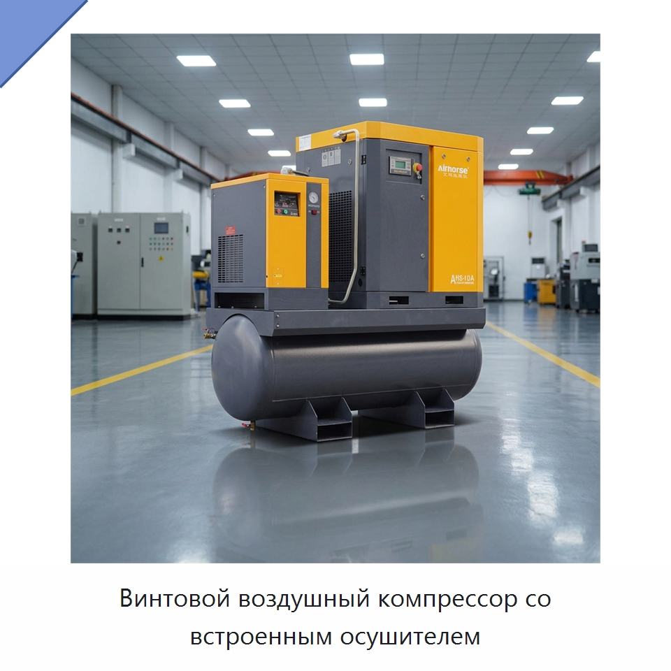 Винтовой воздушный компрессор со встроенным осушителем — Промышленные компрессоры