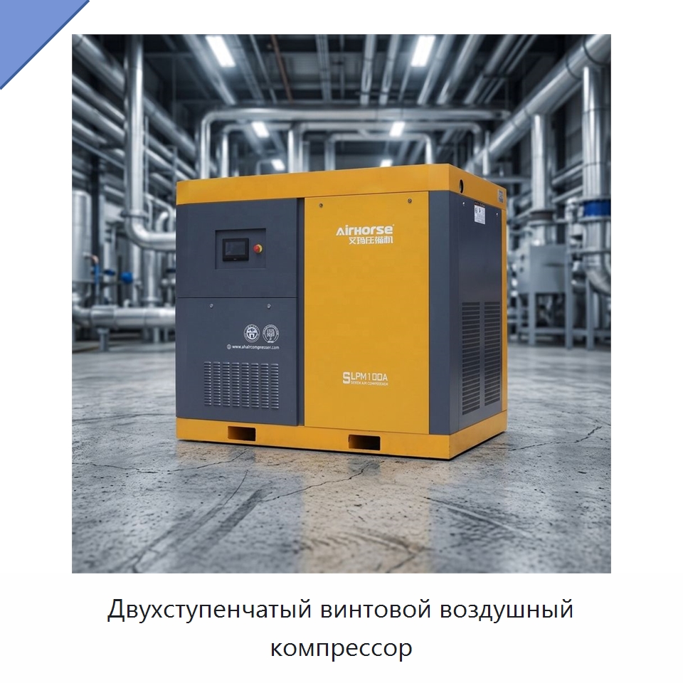 Двухступенчатый винтовой воздушный компрессор — Промышленные компрессоры