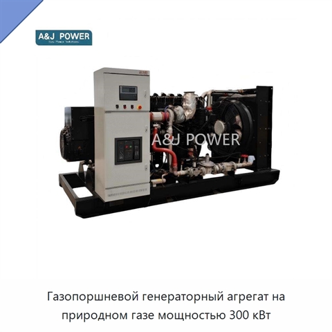 Газопоршневой генераторный агрегат на природном газе мощностью 300 кВт