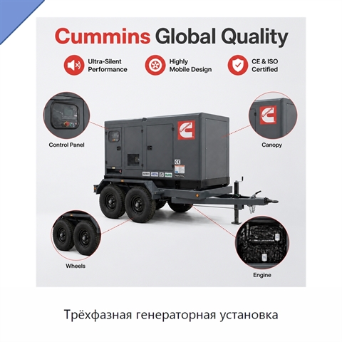 Трёхфазная генераторная установка