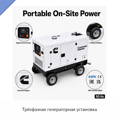 Трёхфазная генераторная установка