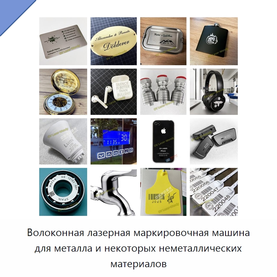 Волоконная лазерная маркировочная машина для металла и некоторых неметаллических материалов — Лазерные маркировочные станки