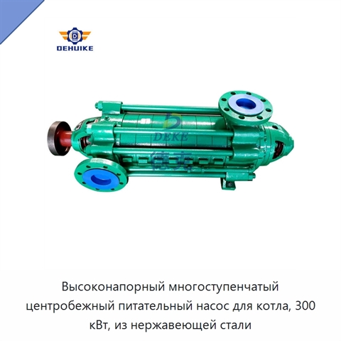 Высоконапорный многоступенчатый центробежный питательный насос для котла, 300 кВт, из нержавеющей стали
