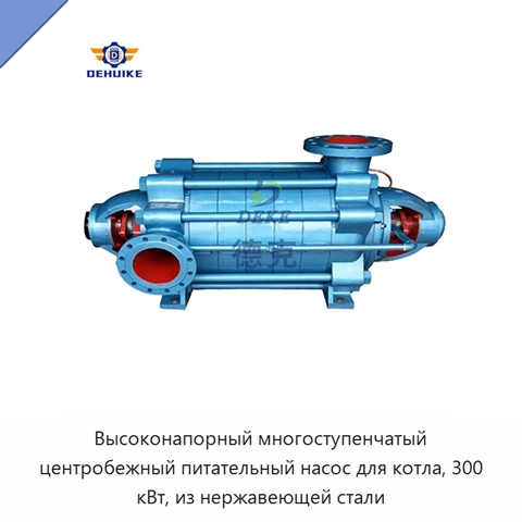 Высоконапорный многоступенчатый центробежный питательный насос для котла, 300 кВт, из нержавеющей стали
