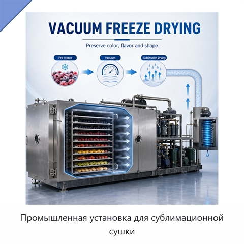 Промышленная установка для сублимационной сушки