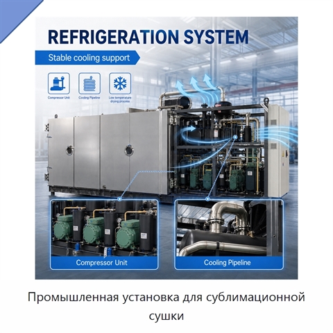 Промышленная установка для сублимационной сушки