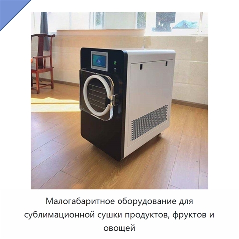 Малогабаритное оборудование для сублимационной сушки продуктов, фруктов и овощей
