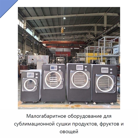 Малогабаритное оборудование для сублимационной сушки продуктов, фруктов и овощей