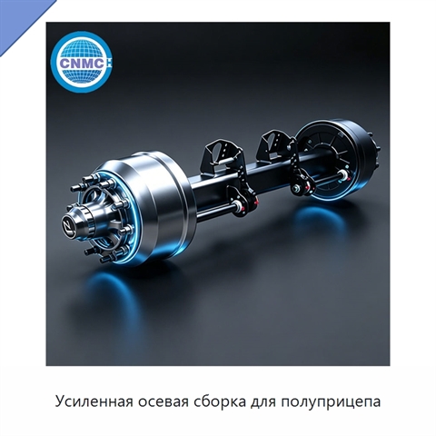 Усиленная осевая сборка для полуприцепа
