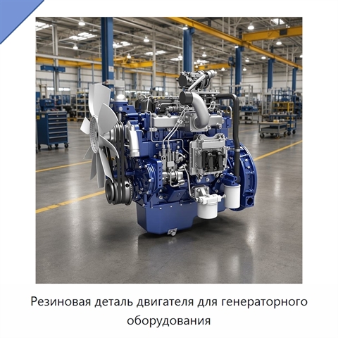Резиновая деталь двигателя для генераторного оборудования