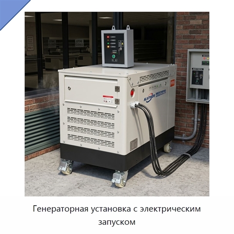 Генераторная установка с электрическим запуском