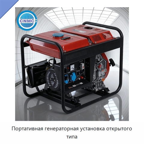 Портативная генераторная установка открытого типа