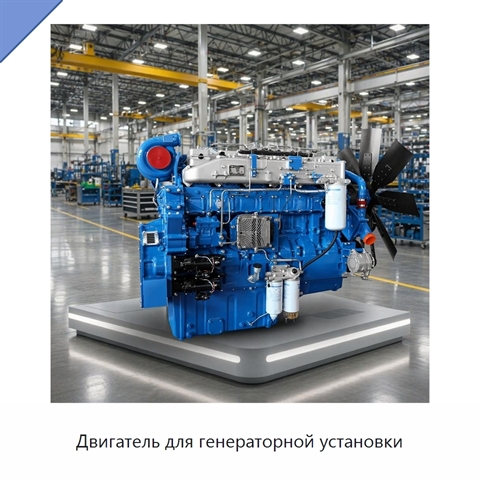 Двигатель для генераторной установки