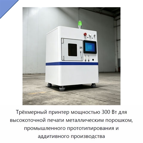 Трёхмерный принтер мощностью 300 Вт для высокоточной печати металлическим порошком, промышленного прототипирования и аддитивного производства
