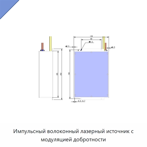 Импульсный волоконный лазерный источник с модуляцией добротности