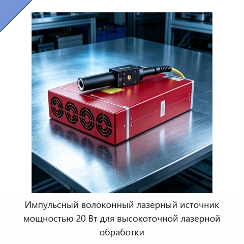 Импульсный волоконный лазерный источник мощностью 20 Вт для высокоточной лазерной обработки