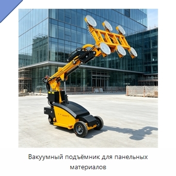 Вакуумный подъёмник для панельных материалов