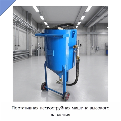 Портативная пескоструйная машина высокого давления