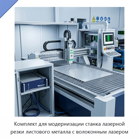 Комплект для модернизации станка лазерной резки листового металла с волоконным лазером