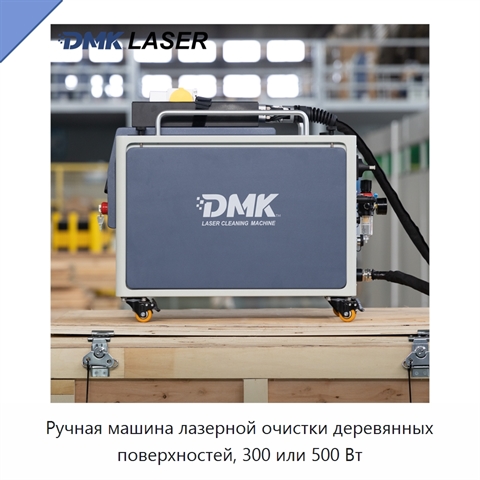 Ручная машина лазерной очистки деревянных поверхностей, 300 или 500 Вт