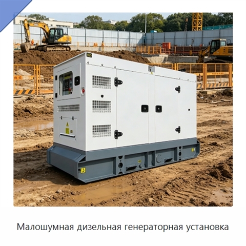 Малошумная дизельная генераторная установка