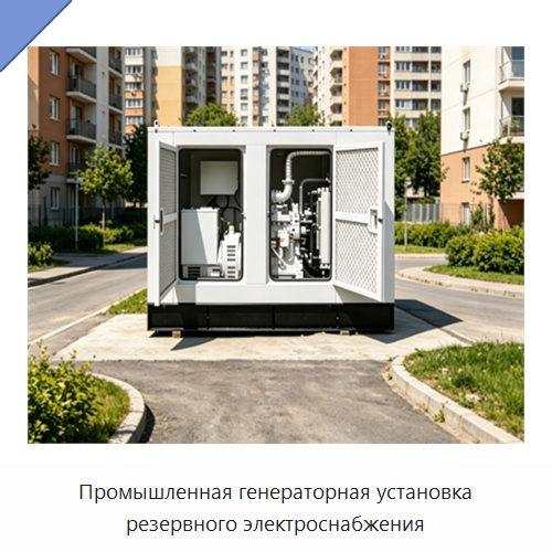 Промышленная генераторная установка резервного электроснабжения — Дизельные генераторы